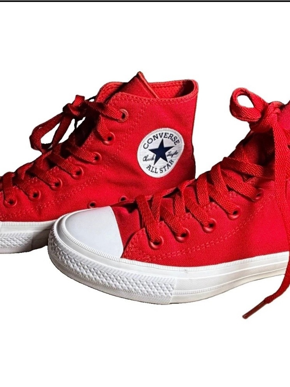 Converse Red High Top Chuck Taylor All Star Sneakers